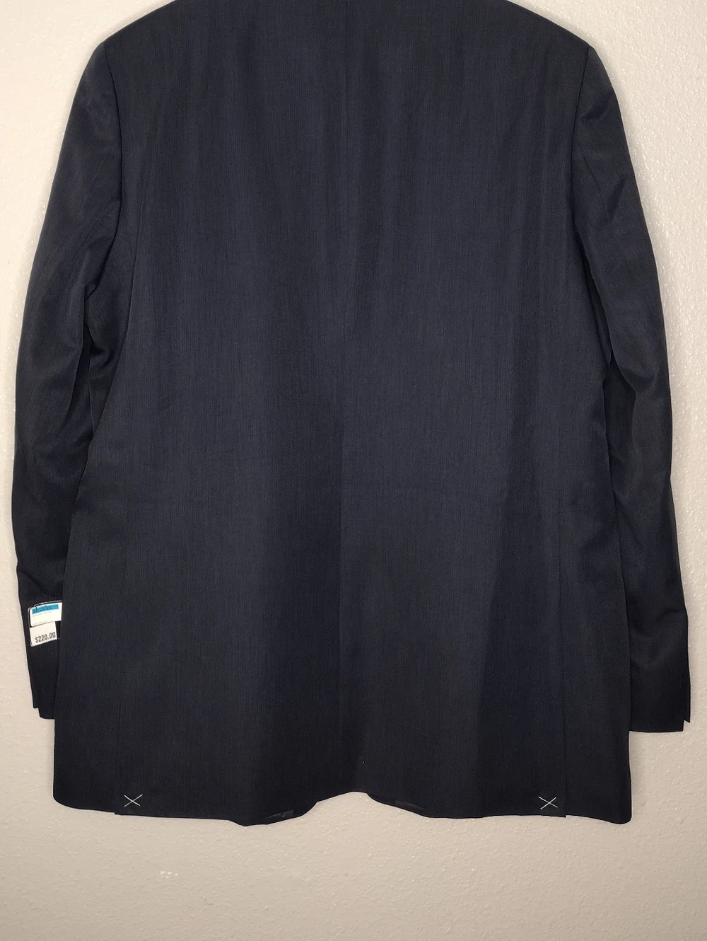 NWT Haggar Navy Blue Men's Business Travel Performance Sport Coats Blazer Sz 48L